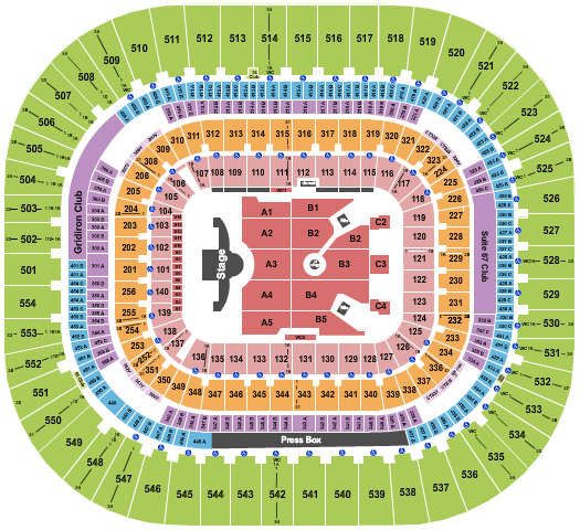 Bank Of America Stadium Seating Chart: Ed Sheeran