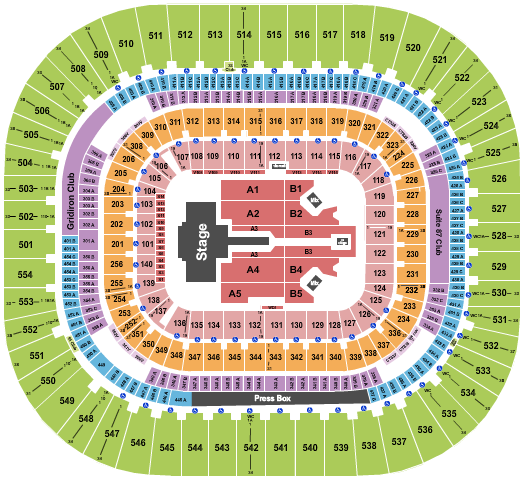 Bank Of America Stadium Seating Chart: Shakira