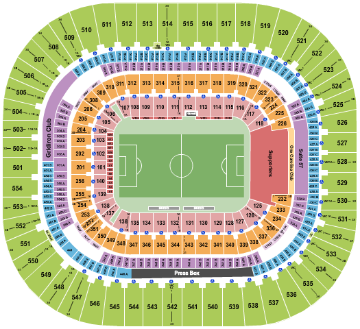 Bank Of America Stadium Seating Chart: Soccer 2
