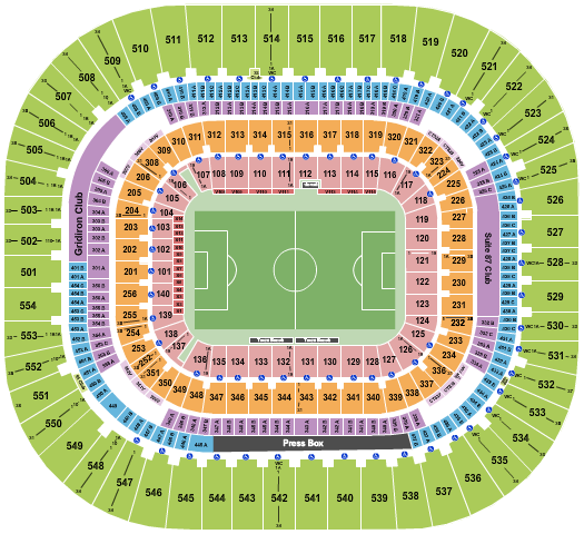 Bank Of America Stadium Seating Chart: Soccer MLS
