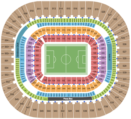 Bank Of America Stadium Soccer Seating Chart