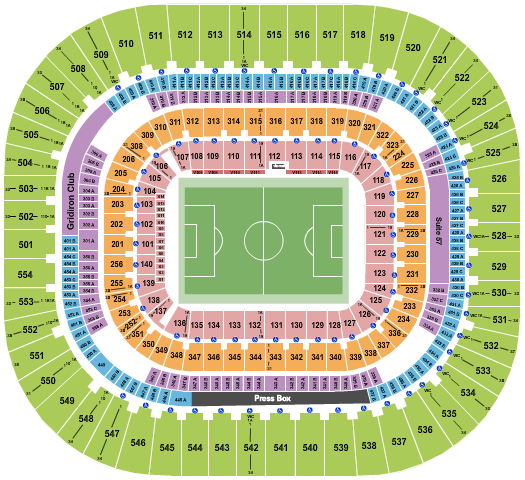 Bank Of America Stadium Seating Chart: Soccer
