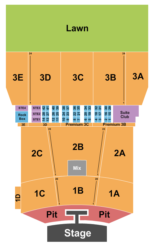 Bank of New Hampshire Pavilion Seating Chart: Riley Green