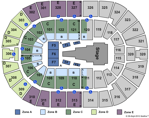 Bank Of Oklahoma Center Seating Chart