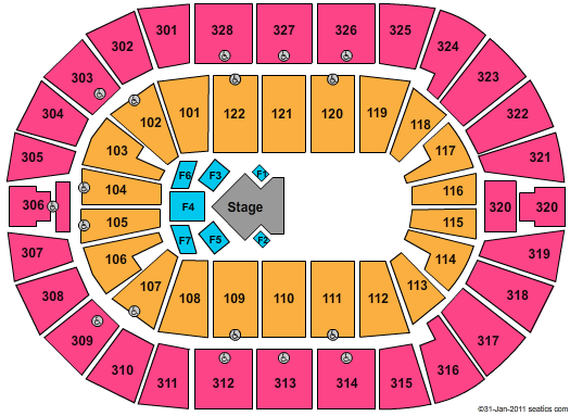 Bank Of Oklahoma Center Seating Chart