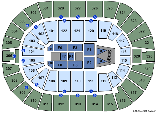 Bank Of Oklahoma Center Seating Chart