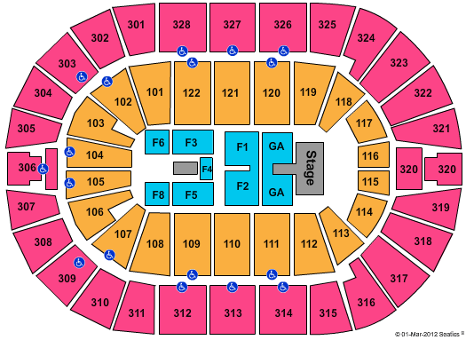 Bank Of Oklahoma Center Seating Chart