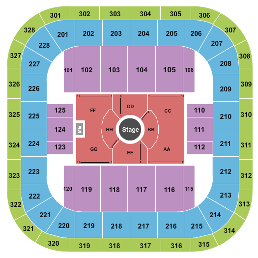 Bank of Springfield Center Seating Chart: Nate Bargatze