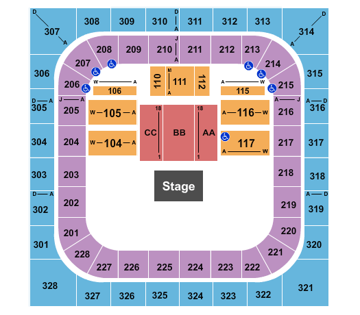 Bank of Springfield Center Seating Chart