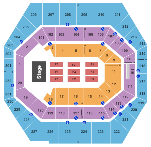 Conseco Fieldhouse Seating Chart With Seat Numbers