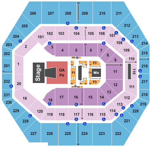 Yum Center Seating Chart Kevin Hart