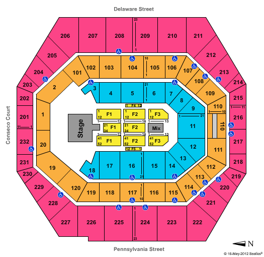 Bankers Life Fieldhouse Seating Chart