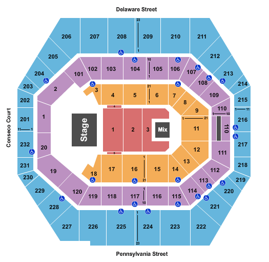 Field House Seating Chart