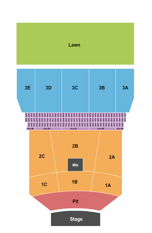 Bank of New Hampshire Pavilion Seating Chart