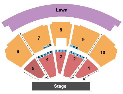 BankPlus Amphitheatre at Snowden Grove Seating Chart