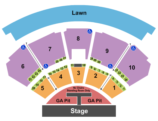 BankPlus Amphitheatre at Snowden Grove Seating Chart
