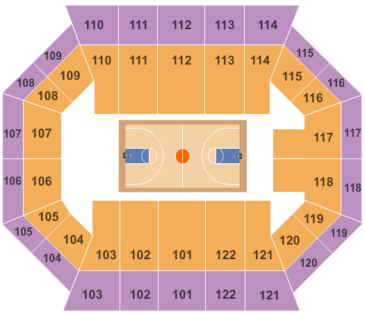 Uofl Basketball Seating Chart