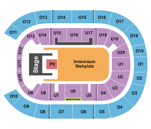 Barclays Arena - Hamburg Seating Chart: Doja Cat