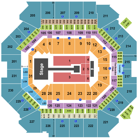 Barclays Center Seating Chart: Anuel AA