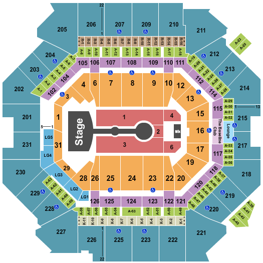 Barclays Center Seating Chart: Ariana Grande