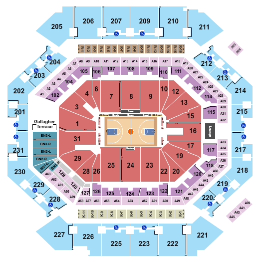 Barclays Center Seating Chart: Basketball - Globetrotters