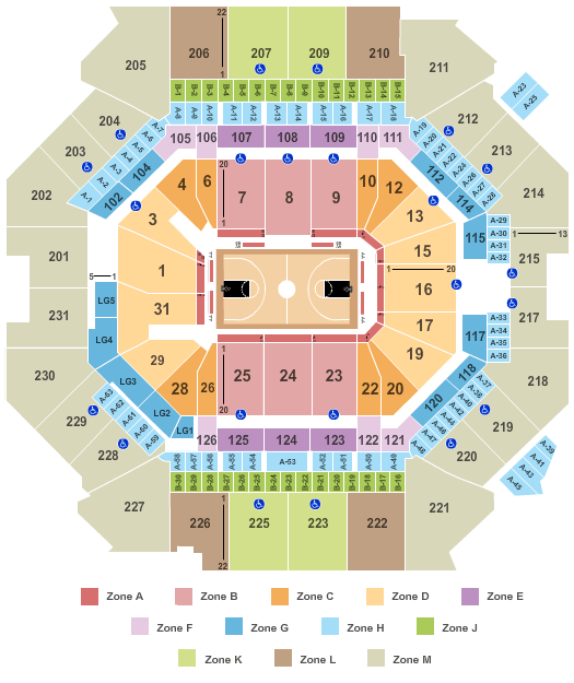 Brooklyn Nets Tickets Seating Chart