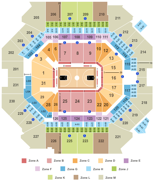 Barclays Center Seating Chart Nba Draft