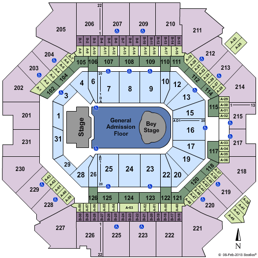 Barclays Center Seating Chart