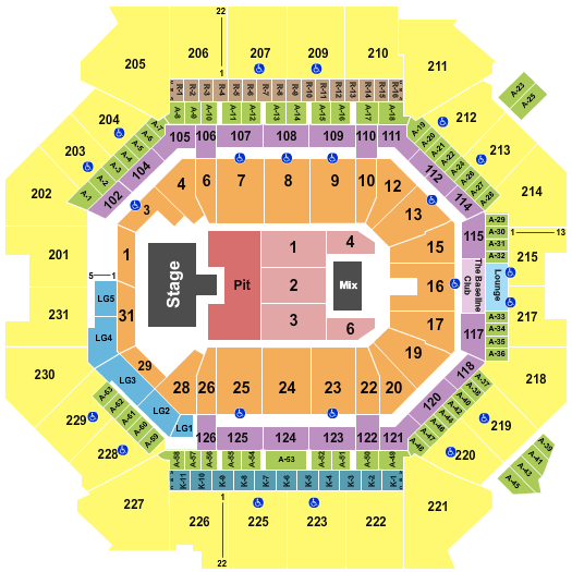 Barclays Center Seating Chart: Buju Banton