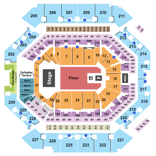 Barclays Center Seating Chart: Calvin Harris