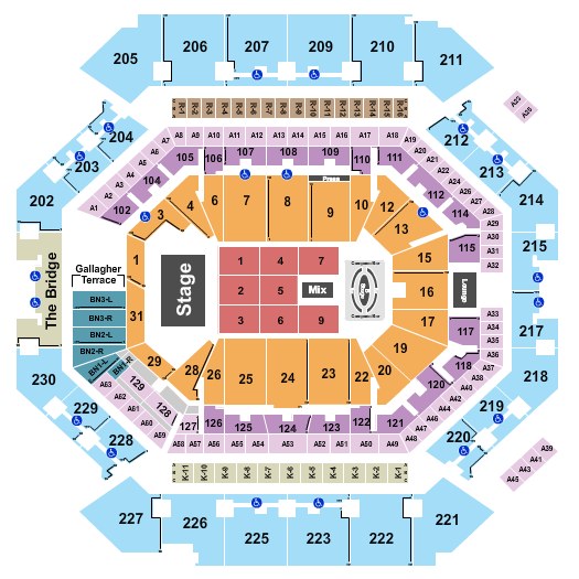 Barclays Center Seating Chart: Carin Leon