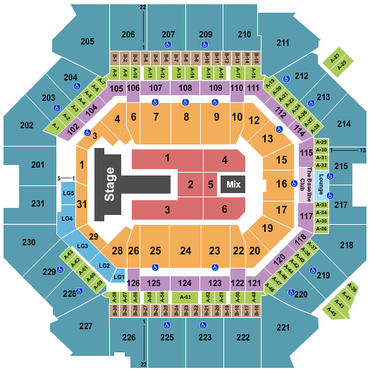 Barclays Center Seating Chart: Chance The Ripper