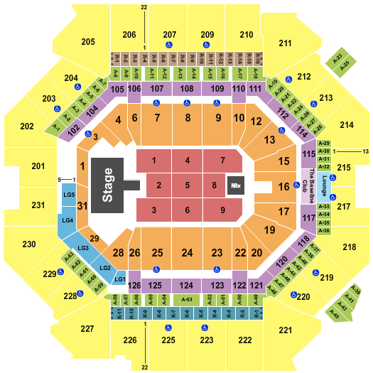 Barclays Center Seating Chart: Christian Nodal