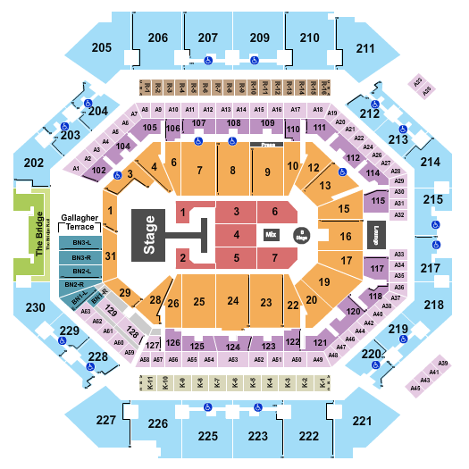 Barclays Center Seating Chart: Disney Descendants