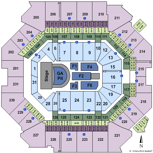 Barclays Center Seating Chart