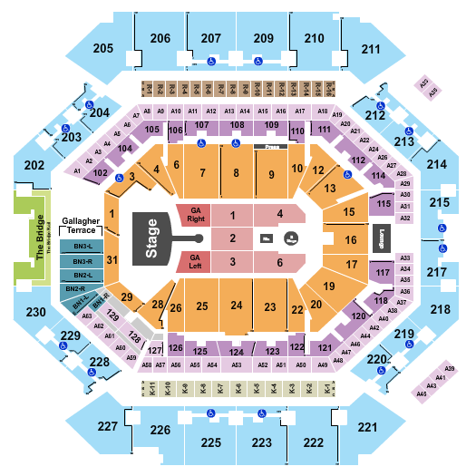 Barclays Center Seating Chart: Greta Van Fleet