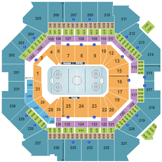 Red Wings Tickets Seating Chart