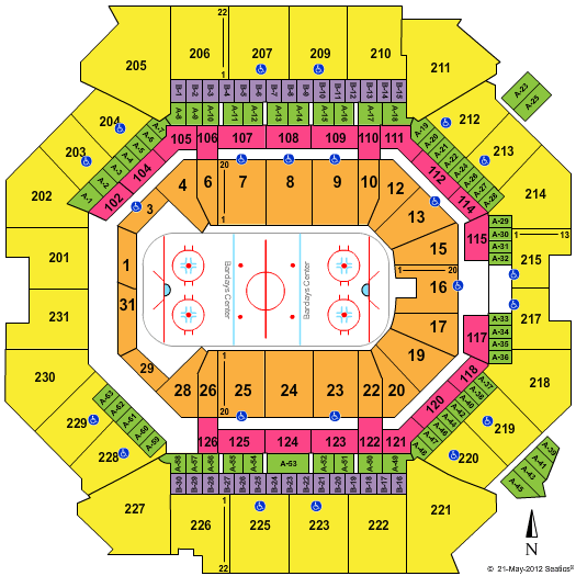 Barclays Center Seating Chart