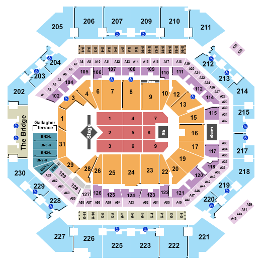 Barclays Center Seating Chart: J. Cole