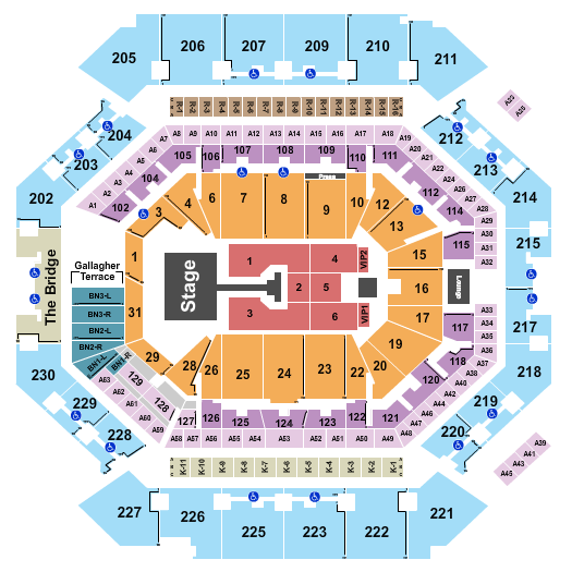 Barclays Center Seating Chart: Jonas Brothers
