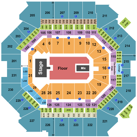 Barclays Center Seating Chart: Ken Carson