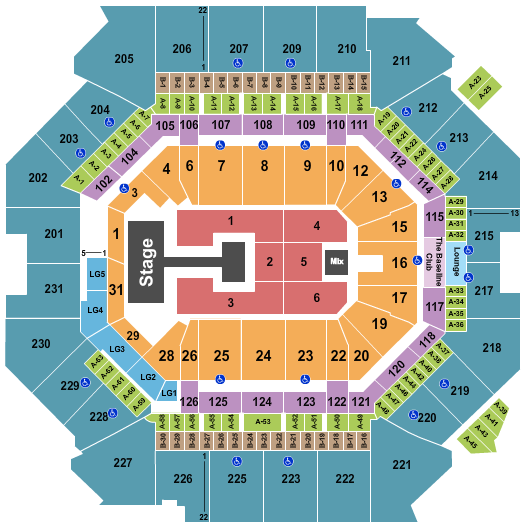 Barclays Center Seating Chart: Kirk Franklin