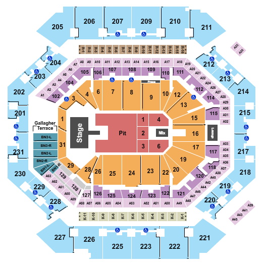 Barclays Center Seating Chart: Lorde