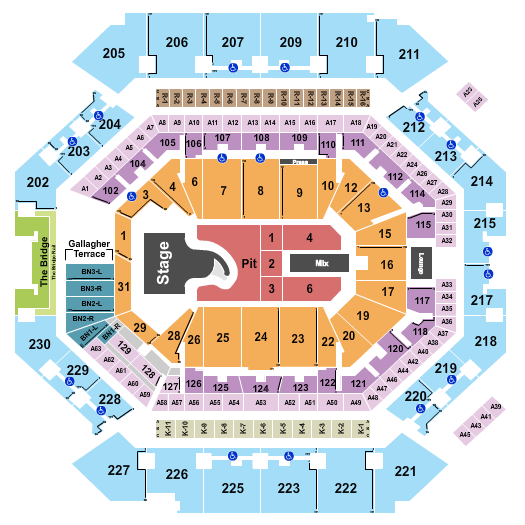 Barclays Center Seating Chart: Megan Moroney