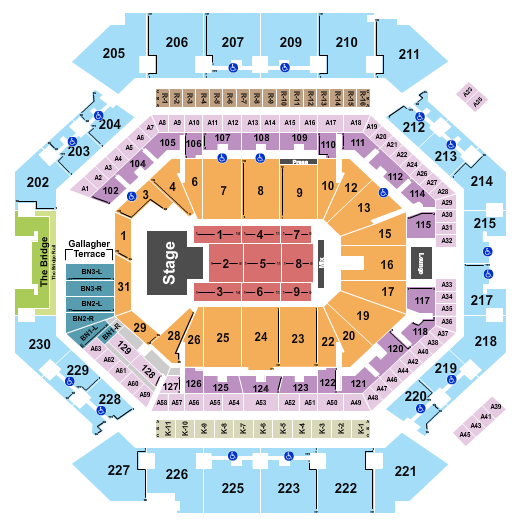 Barclays Center Seating Chart: Omar Courtz