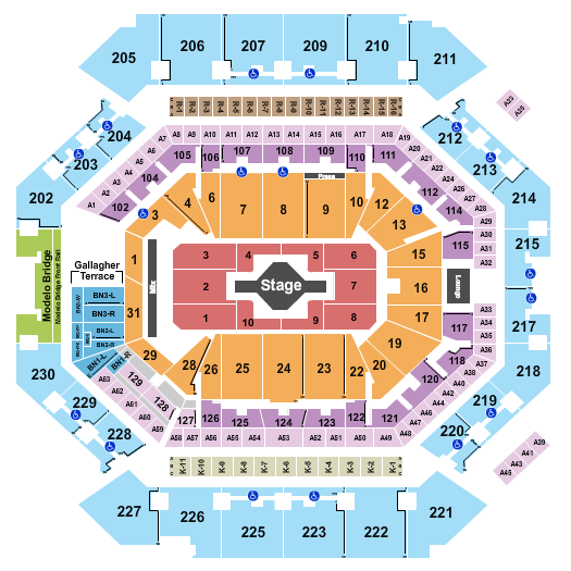 Barclays Center Seating Chart: Omer Adam