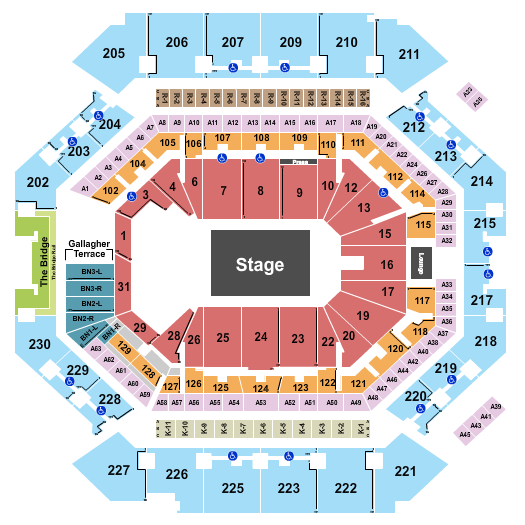 Barclays Center Seating Chart: Rene Liu