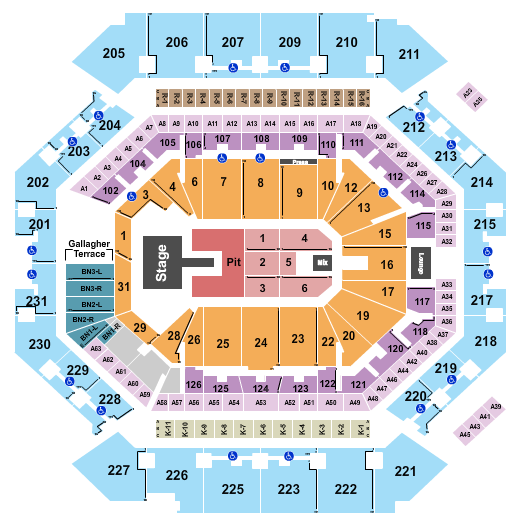 Barclays Center Seating Chart: Renee Rapp