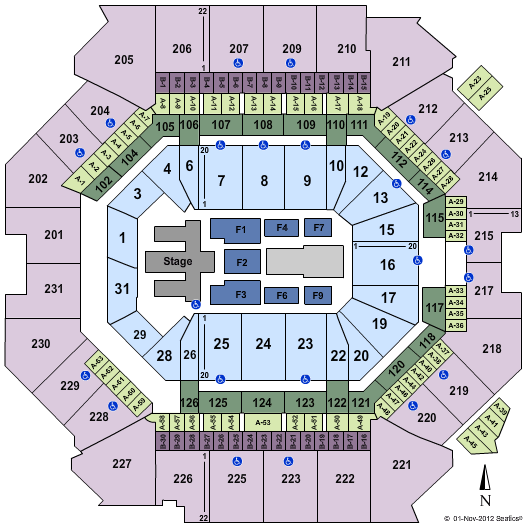 Barclays Center Seating Chart