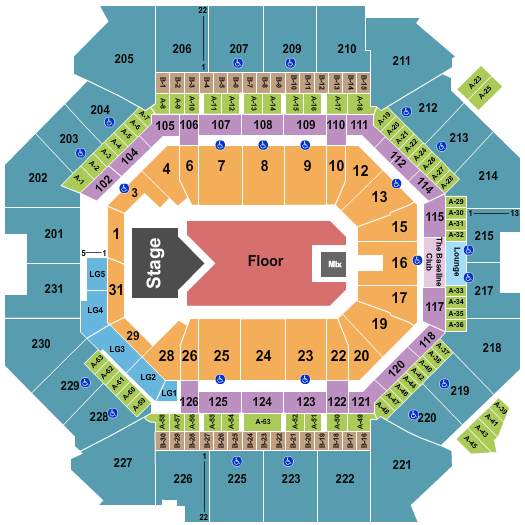 Barclays Center Seating Chart: Russ
